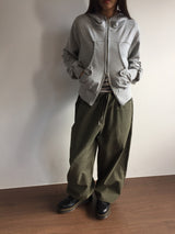 ウタスタデッドフーデッドジップアップ (3color)