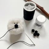 Wool Fur Bichon Keyring