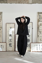 ヴィンテージ P. ダイイングカットアウトボックスTシャツ (Black)