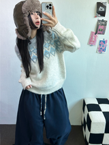 PUNCHING LOOSE HIP STREET LONG PANTS 💙🤎2COLOR