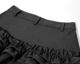 Ruffle Balloon Shirring Mini Skirt 231216236