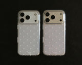 LACE DOT WHITE Jellyhard Case