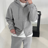LMN Limited Slit Oversized-Fit Napping Hood Zip-Up (3 colors)