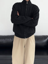 [MADE] Two-Way Wool Cable Knit Zip-Up (7C)