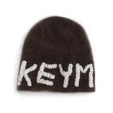 Keymisery Handmade Angora Beanie (Brown)