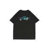 STANDARD EXOTIC PALM TREE SHORT SLEEVED T-SHIRT (UNISEX)_SYS6TS08BK