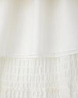 Carrot ribbon skirt_ivory