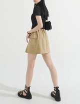 Camilla Pin Tuck Cargo Bending Skirt