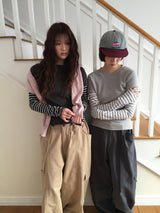 Lausanne Layered Striped T-Shirt(2color)