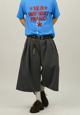 TIN Stripe Banding Bermuda Slacks