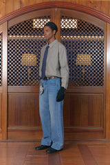COMFORT OXFORD SHIRTS SAGE GRAY