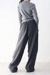 Unisex ヘッシャンフリースピンタックパンツ