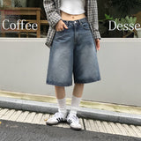 [BELLIDE MADE] コットンバミューダデニムパンツ