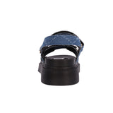 Snoopy Denim Velcro Strap Sandal_S0577