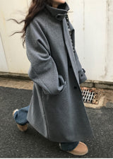 Leon wool long coat 