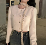 [Bellide made] momochi pocket tweed jacket