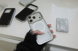 round dot mirror bumper case [white]