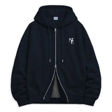 NTE mini monogram 2-way zip-up (4color)