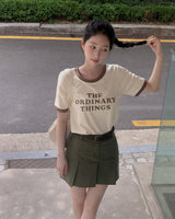 ラムーレタリング半袖Tシャツ