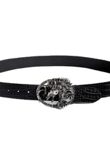 Horse Embossed Studded Belt