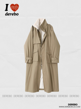 Royal Long Stand Bomber Jacket Fur Coat