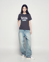 25FW WOMAN AC ベアハートショートスリーブ チャコール