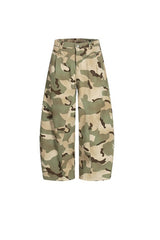 Camo Pleated Blade Pants