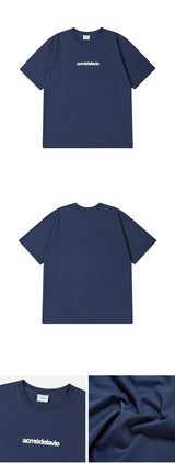 24FW CONNECT LOGO BASIC SHORT SLEEVE T-SHIRT NAVY