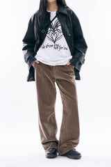 ビレオコーデュロイワイドパンツ