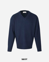 Frame V-neck Crop Knit