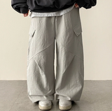 ノアダイアゴナルインシジョンカーゴヘムストリングワイドパンツ