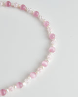 MP020 FRESHWATER PEARL WITH NATURAL STONE NECKLACE