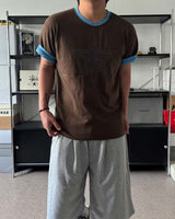 PDワンスターダブルスリーブショートスリーブTシャツ