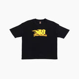 "CODE48 YW" Tシャツ | ブラック