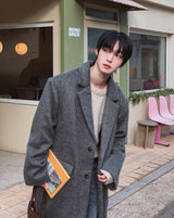 Solive Maxi Long Herringbone Single Coat