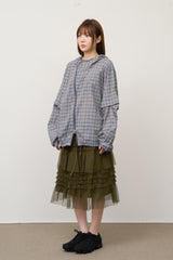 Lan Checked Layered Jumper