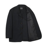 [ULKIN] Seersucker Single Jacket_ Charcoal