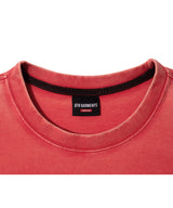 RG キス＆リスク ウォッシュド長袖Tシャツ（Red）