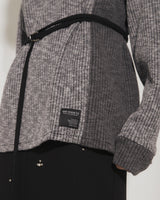 PANEL TURTLENECK PULLOVER [GRAY]