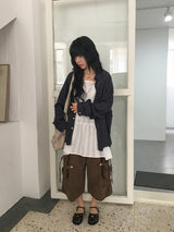 Mameko Lace Sleeveless Layered One Piece
