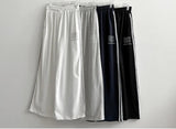 Polty 86 Numbering 3 Line Track Wide Pants