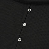 COLLECTION KNIT HALTERNECK SLEEVELESS [BLACK]