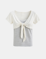 Eira Tie Layered T-shirt