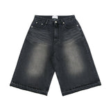ブラッシュ カット バミューダデニムパンツ 2C