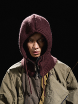 24AW クリサリスピューペードダブルヘッドジップバラクラバハット