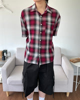 Shunut Checkered Short-Sleeved Shirt
