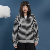 Star Dolphin Check Applique Hood Zip Up