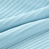 Shirring Unbalance top_blue