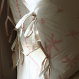 Star Stripe Ribbon Pillowcase