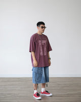 ADU CARGO BERMUDA DENIM PANTS
